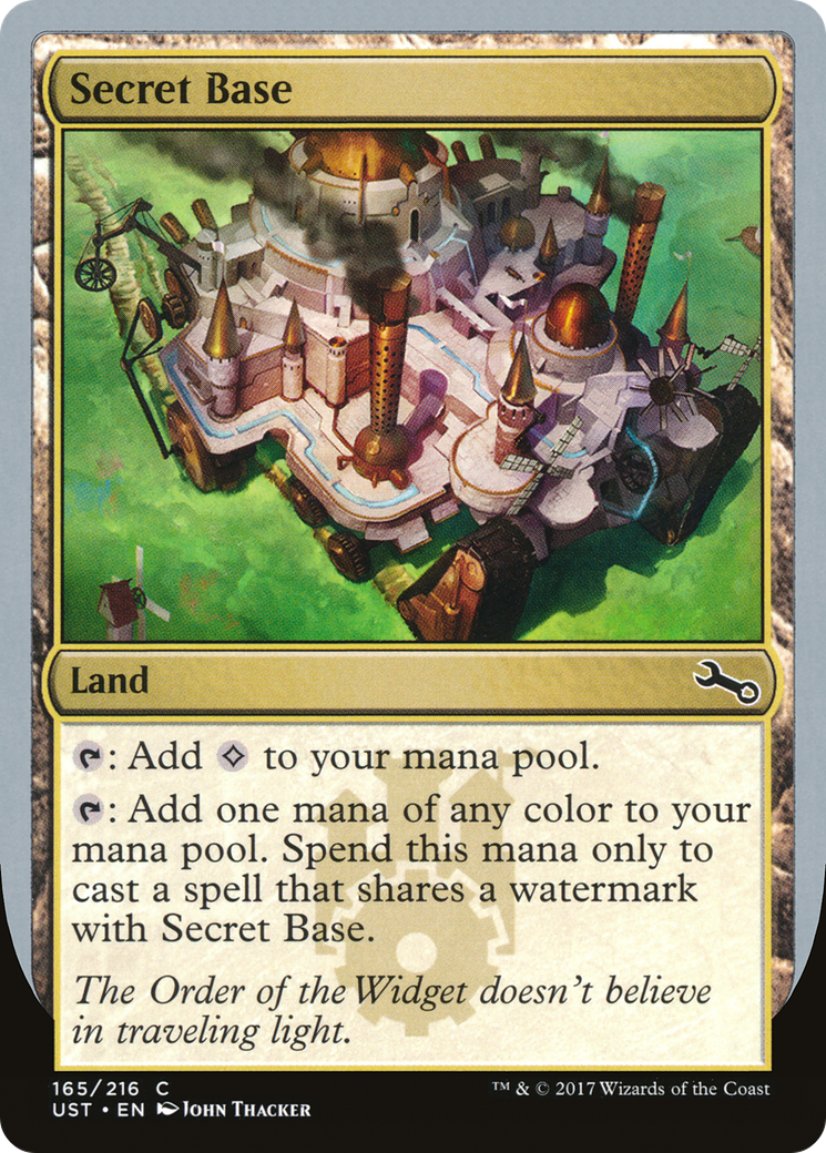 Secret Base (UST-165A) - Unstable - Premium MTG Single from Wizards of the Coast - Just $0.25! Shop now at Game Crave Tournament Store