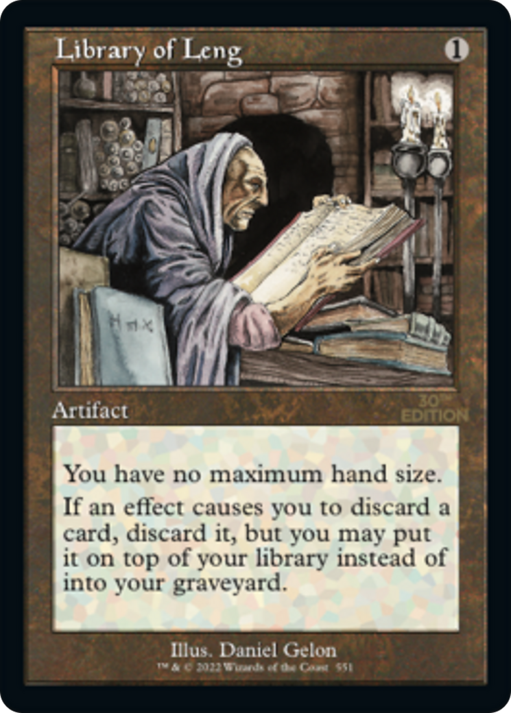 Library of Leng (30A-551) - 30th Anniversary Edition - Premium MTG Single from Wizards of the Coast - Just $2.49! Shop now at Game Crave Tournament Store