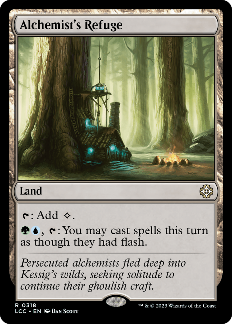 Alchemist's Refuge (LCC-318) - The Lost Caverns of Ixalan Commander - Premium MTG Single from Wizards of the Coast - Just $0.26! Shop now at Game Crave Tournament Store