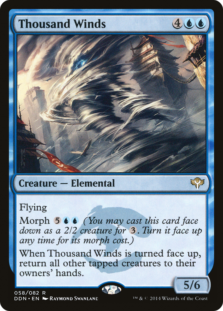 Thousand Winds (DDN-058) - Duel Decks: Speed vs. Cunning - Premium MTG Single from Wizards of the Coast - Just $0.25! Shop now at Game Crave Tournament Store