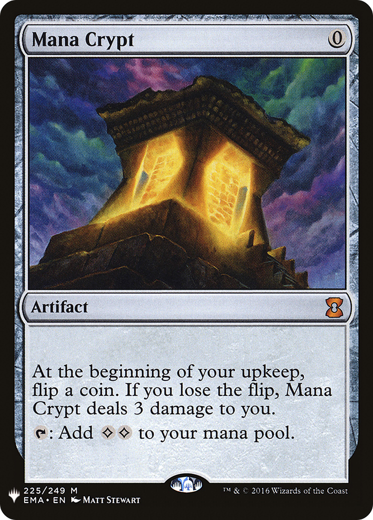 Mana Crypt (MB1-1603) - Mystery Booster - Premium MTG Single from Wizards of the Coast - Just $14.73! Shop now at Game Crave Tournament Store
