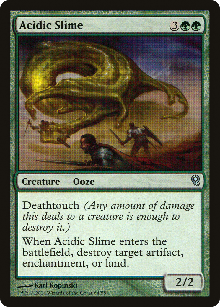 Acidic Slime (DDM-064) - Duel Decks: Jace vs. Vraska - Premium MTG Single from Wizards of the Coast - Just $0.08! Shop now at Game Crave Tournament Store