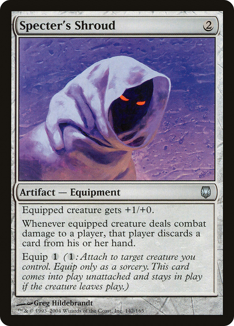 Specter's Shroud (DST-142) - Darksteel Foil - Premium MTG Single from Wizards of the Coast - Just $0.63! Shop now at Game Crave Tournament Store