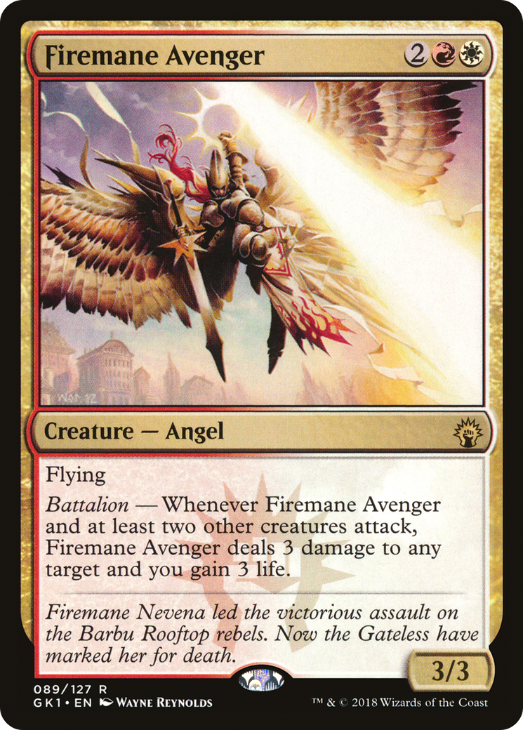 Firemane Avenger (GK1-089) - GRN Guild Kit - Premium MTG Single from Wizards of the Coast - Just $0.21! Shop now at Game Crave Tournament Store