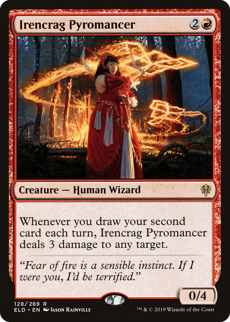 Irencrag Pyromancer (ELD-128) - Throne of Eldraine Foil - Premium MTG Single from Wizards of the Coast - Just $0.54! Shop now at Game Crave Tournament Store