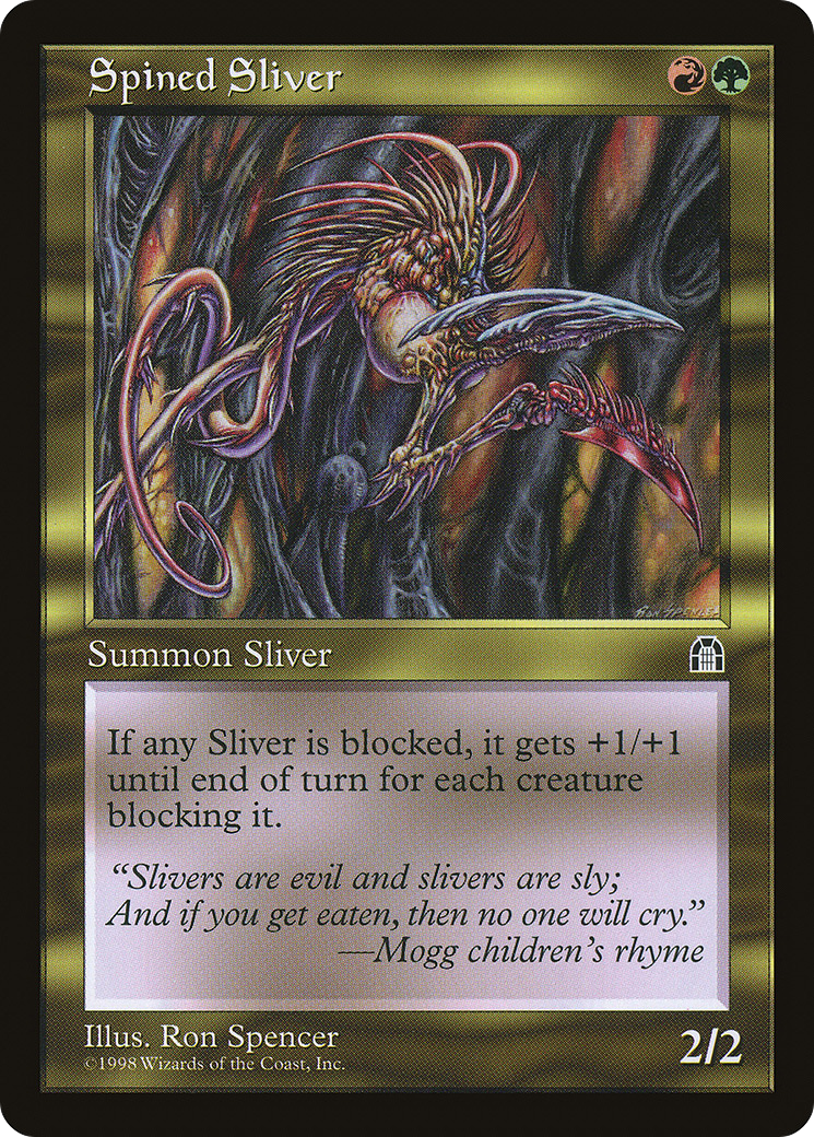 Spined Sliver (STH-130) - Stronghold - Premium MTG Single from Wizards of the Coast - Just $0.48! Shop now at Game Crave Tournament Store
