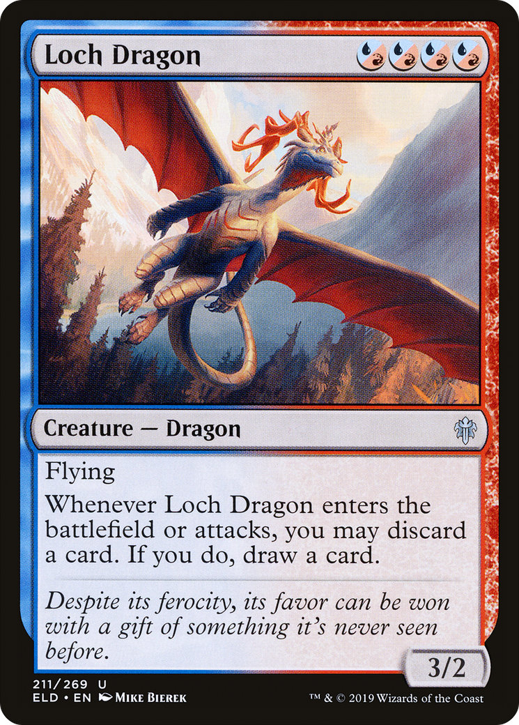 Loch Dragon (ELD-211) - Throne of Eldraine Foil - Premium MTG Single from Wizards of the Coast - Just $0.25! Shop now at Game Crave Tournament Store