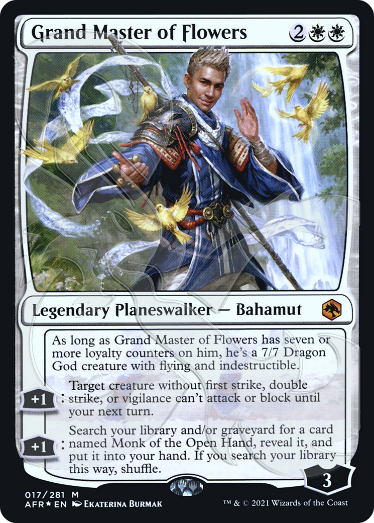 Grand Master of Flowers (PAFR-17A) - Adventures in the Forgotten Realms Promos Foil - Premium MTG Single from Wizards of the Coast - Just $2.65! Shop now at Game Crave Tournament Store