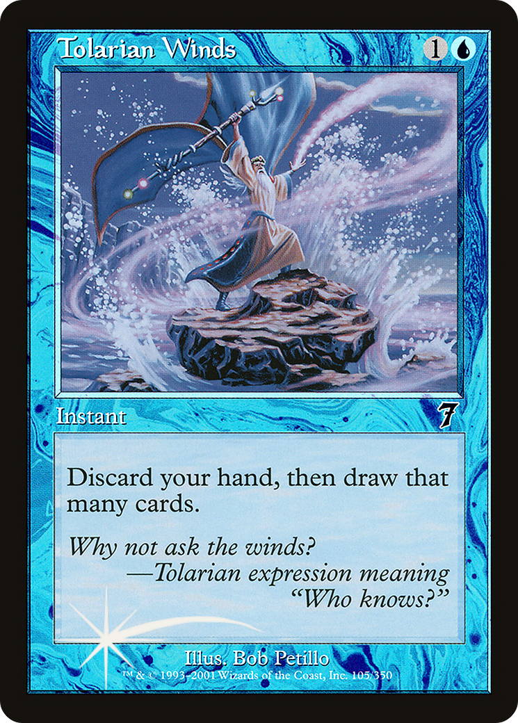Tolarian Winds (7ED-105★) - Seventh Edition Foil - Premium MTG Single from Wizards of the Coast - Just $14.06! Shop now at Game Crave Tournament Store