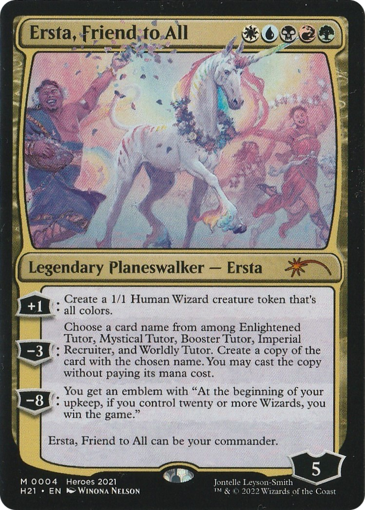 Ersta, Friend to All (PH21-004) - 2021 Heroes of the Realm - Premium MTG Single from Wizards of the Coast - Just $0! Shop now at Game Crave Tournament Store