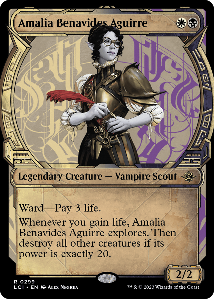 Amalia Benavides Aguirre (LCI-299) - The Lost Caverns of Ixalan: (Showcase) Foil - Premium MTG Single from Wizards of the Coast - Just $0.78! Shop now at Game Crave Tournament Store