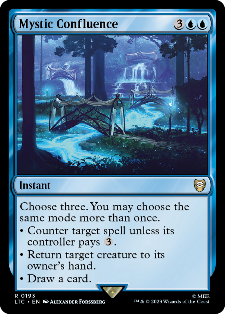 Mystic Confluence (LTC-193) - Tales of Middle-earth Commander - Premium MTG Single from Wizards of the Coast - Just $0.08! Shop now at Game Crave Tournament Store