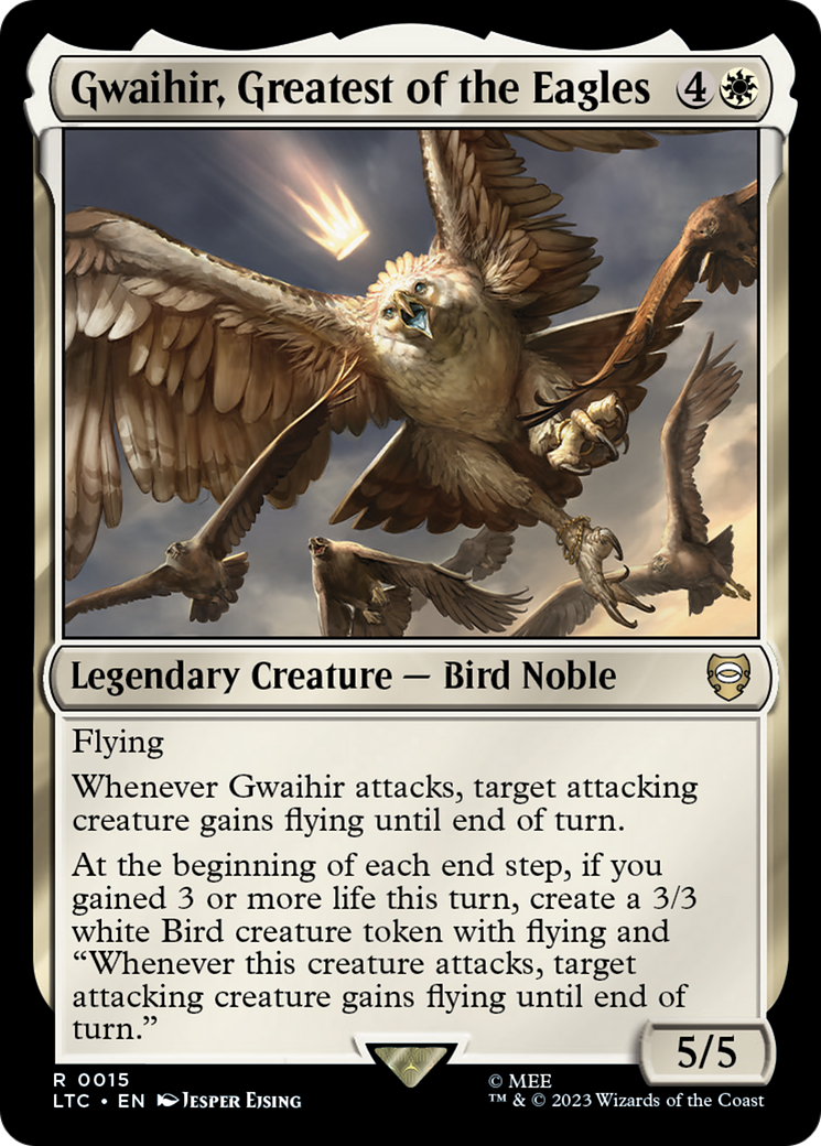 Gwaihir, Greatest of the Eagles (LTC-015) - Tales of Middle-earth Commander - Premium MTG Single from Wizards of the Coast - Just $0.08! Shop now at Game Crave Tournament Store