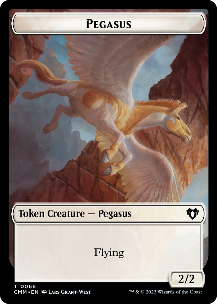 Pegasus (TCMM-066) - Commander Masters Tokens Foil - Premium MTG Single from Wizards of the Coast - Just $0! Shop now at Game Crave Tournament Store