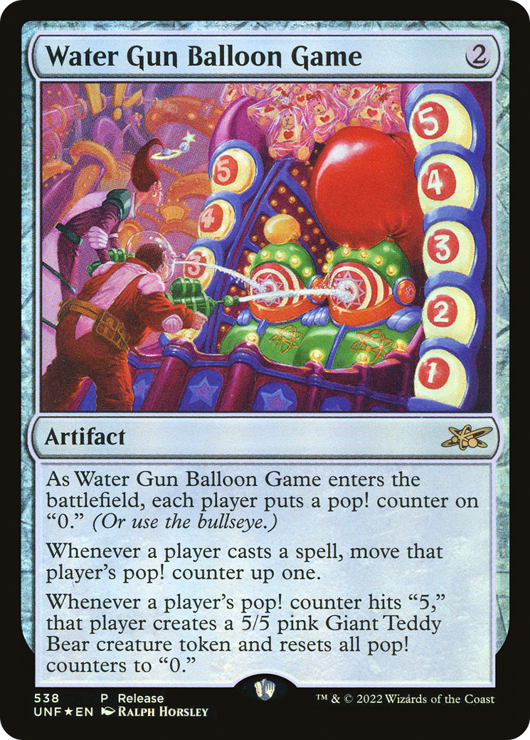 Water Gun Balloon Game (UNF-538) - Unfinity Foil - Premium MTG Single from Wizards of the Coast - Just $0.08! Shop now at Game Crave Tournament Store