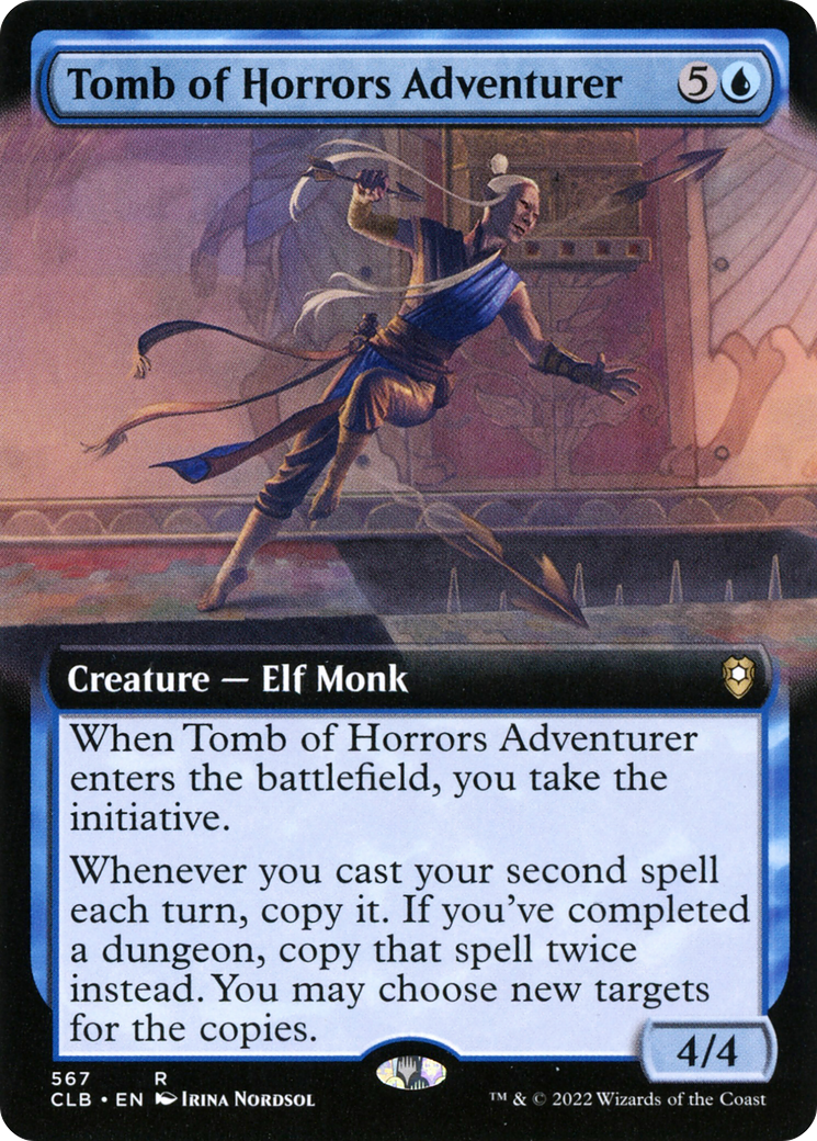 Tomb of Horrors Adventurer (CLB-567) - Commander Legends: Battle for Baldur's Gate: (Extended Art) - Premium MTG Single from Wizards of the Coast - Just $0.31! Shop now at Game Crave Tournament Store
