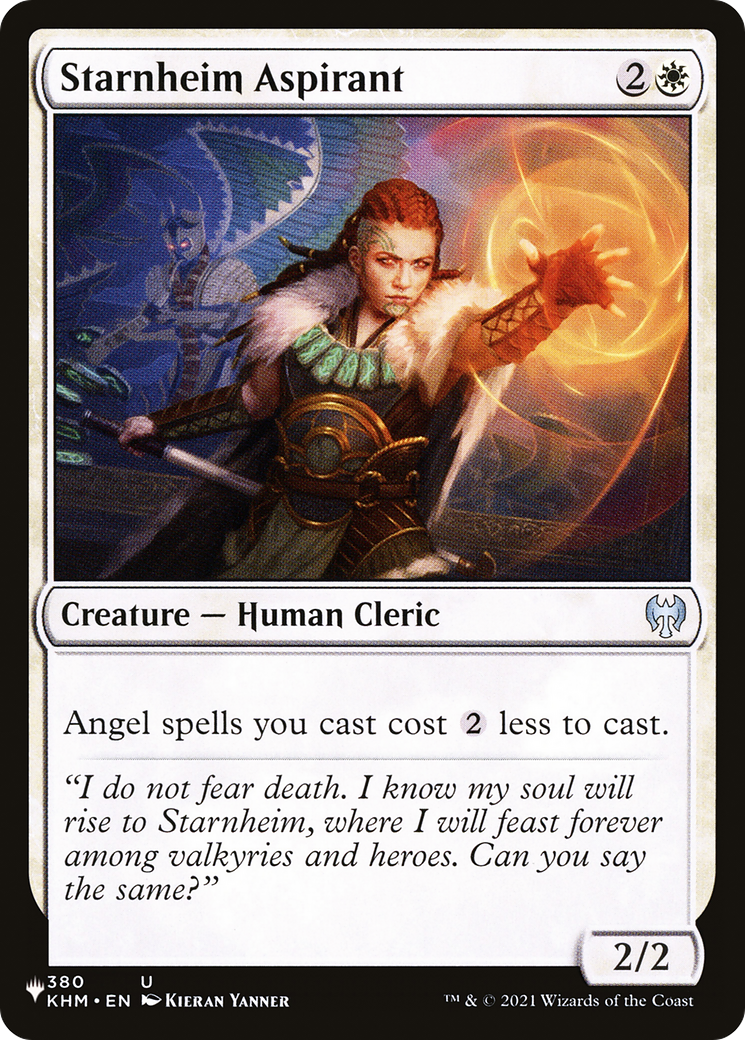 Starnheim Aspirant (PLIST-586) - The List - Premium MTG Single from Wizards of the Coast - Just $1.45! Shop now at Game Crave Tournament Store