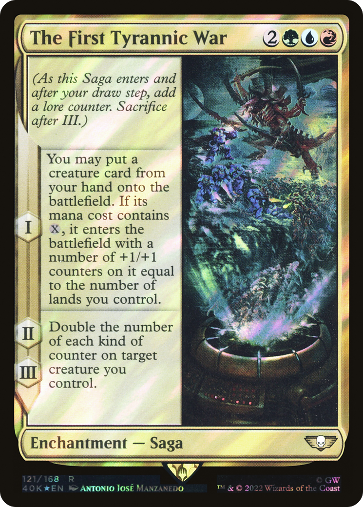 The First Tyrannic War (40K-121★) - Warhammer 40,000 Commander Foil - Premium MTG Single from Wizards of the Coast - Just $0.97! Shop now at Game Crave Tournament Store