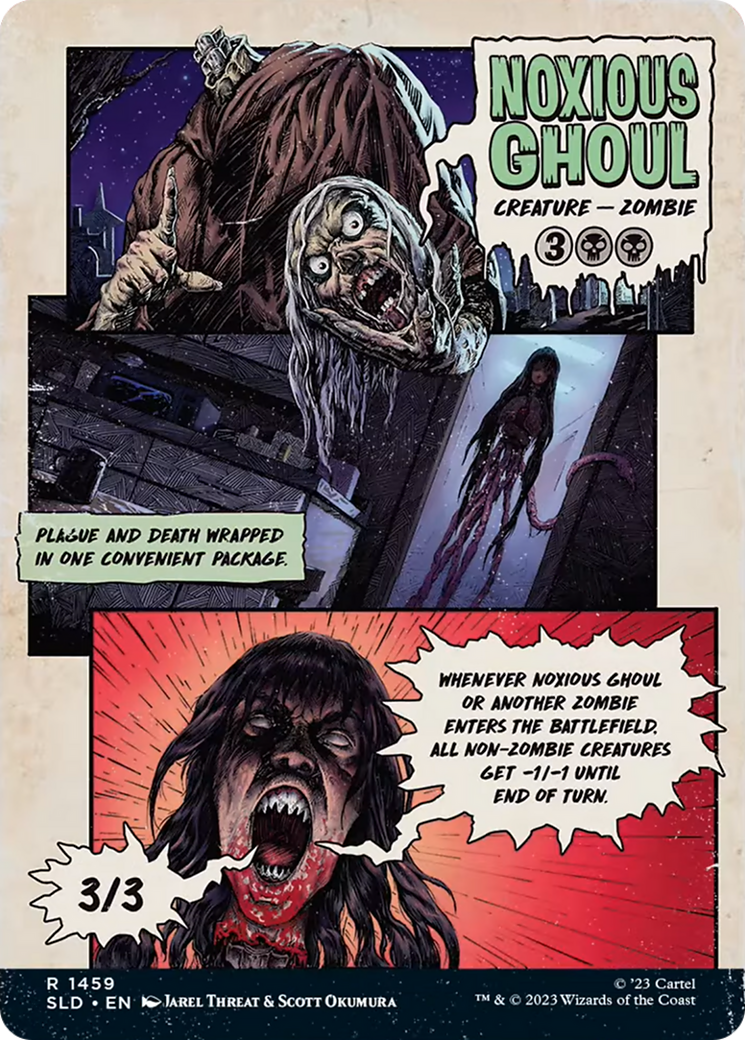 Noxious Ghoul // Noxious Ghoul (SLD-1459) - Secret Lair Drop: (Full Art) (Borderless) - Premium MTG Single from Wizards of the Coast - Just $3.57! Shop now at Game Crave Tournament Store