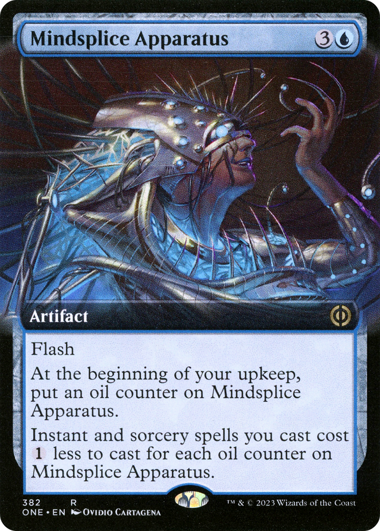Mindsplice Apparatus (ONE-382) - Phyrexia: All Will Be One: (Extended Art) Foil - Premium MTG Single from Wizards of the Coast - Just $1.58! Shop now at Game Crave Tournament Store