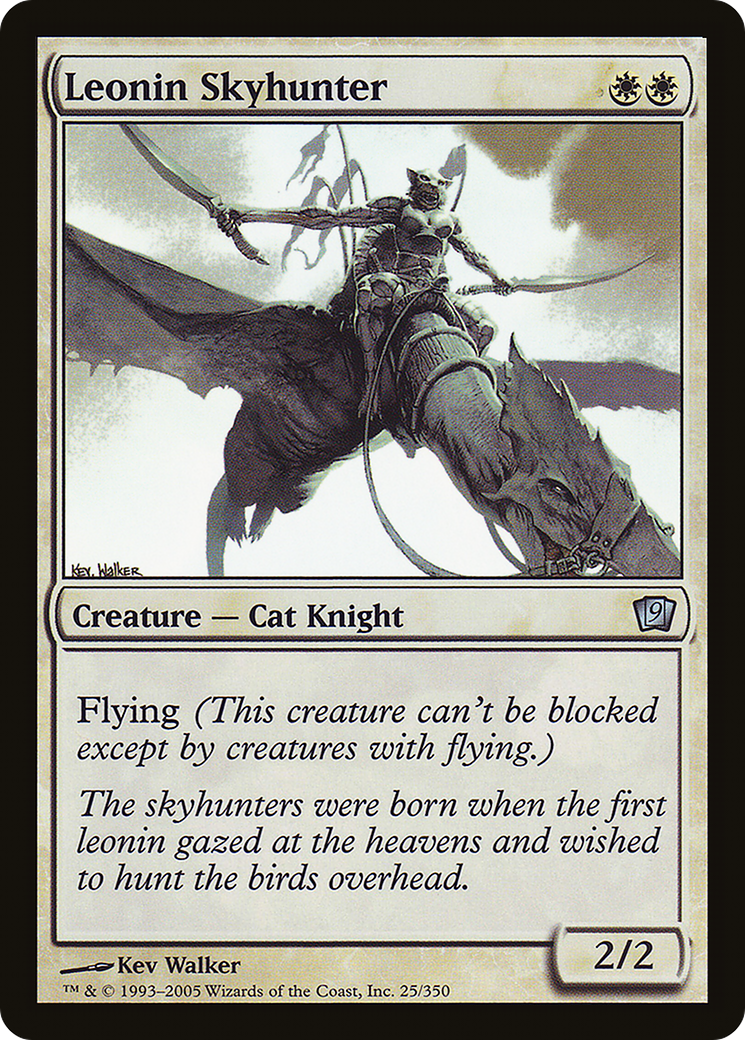 Leonin Skyhunter (9ED-25★) - Ninth Edition Foil - Premium MTG Single from Wizards of the Coast - Just $0.72! Shop now at Game Crave Tournament Store