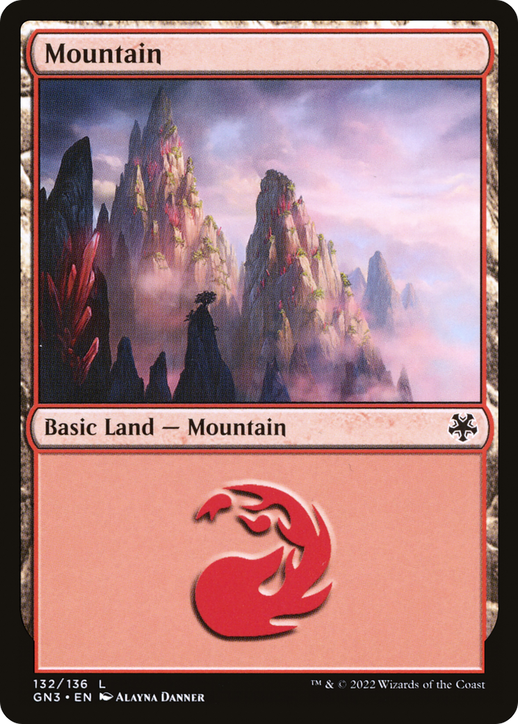 Mountain (GN3-132) - Game Night: Free-for-All - Premium MTG Single from Wizards of the Coast - Just $0.08! Shop now at Game Crave Tournament Store
