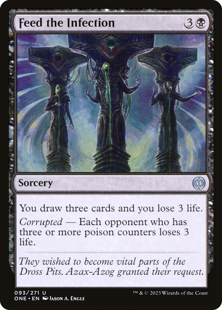 Feed the Infection (ONE-093) - Phyrexia: All Will Be One - Premium MTG Single from Wizards of the Coast - Just $0.08! Shop now at Game Crave Tournament Store