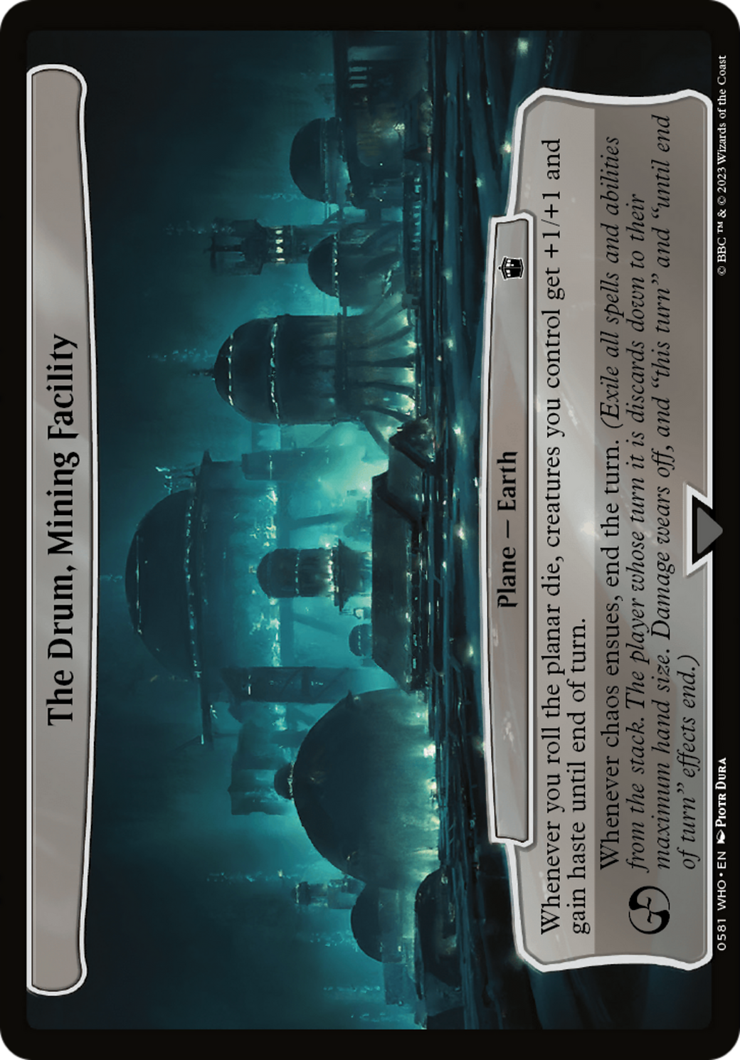 The Drum, Mining Facility (WHO-581) - Doctor Who - Premium MTG Single from Wizards of the Coast - Just $0.08! Shop now at Game Crave Tournament Store
