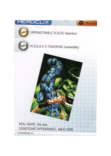 A-Bomb #M16-006 Marvel HeroClix Promos - Premium HCX Single from WizKids - Just $4.23! Shop now at Game Crave Tournament Store