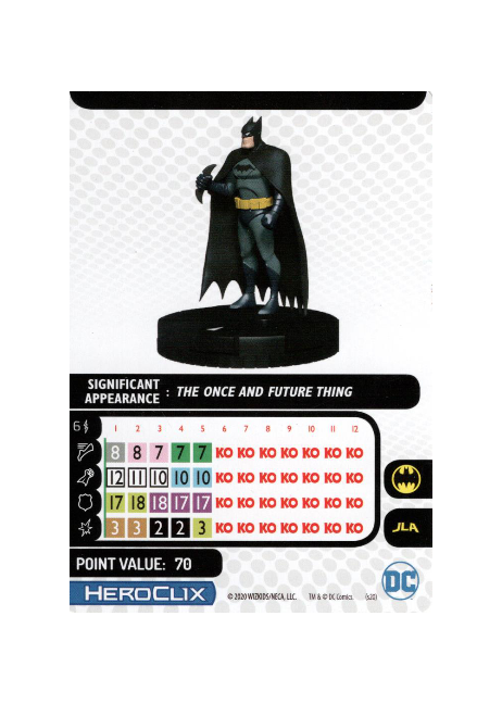Batman #005a DC Liga de la Justicia Ilimitada Heroclix