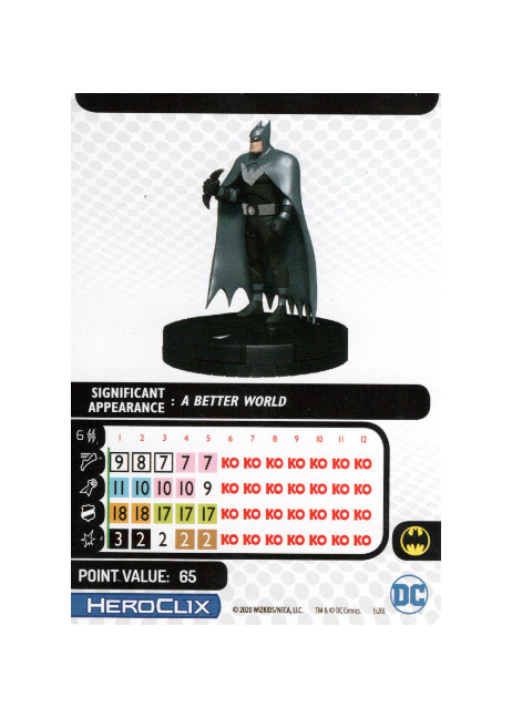 Batman #022 DC Justice League Unlimited Heroclix
