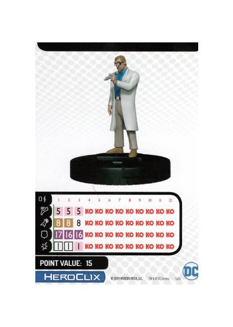 Cadmus Lab Scientist #006 DC Justice League Unlimited Heroclix