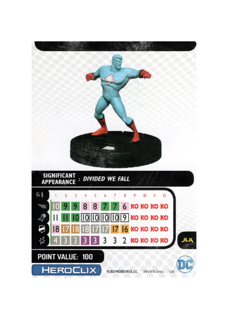 Capitán Átomo #032 DC Justice League Unlimited Heroclix