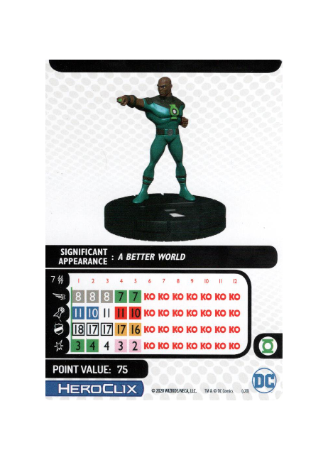 Linterna Verde #036 DC Liga de la Justicia Ilimitada Heroclix