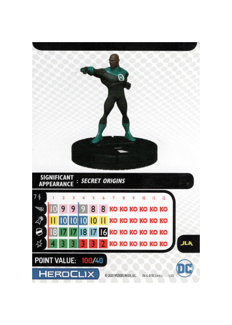 Green Lantern #104 DC Justice League Unlimited Heroclix