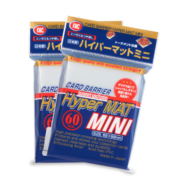 KMC Card Barrier Hyper Mat Clear (60ct) - Matte - Small - Premium Card Sleeves from KMC - Just $7.99! Shop now at Game Crave Tournament Store