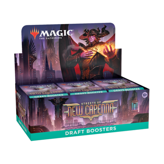 MTG TCG - Streets of New Capenna Draft Booster Box - Premium MTG Sealed from Wizards of the Coast - Just $104.99! Shop now at Game Crave Tournament Store