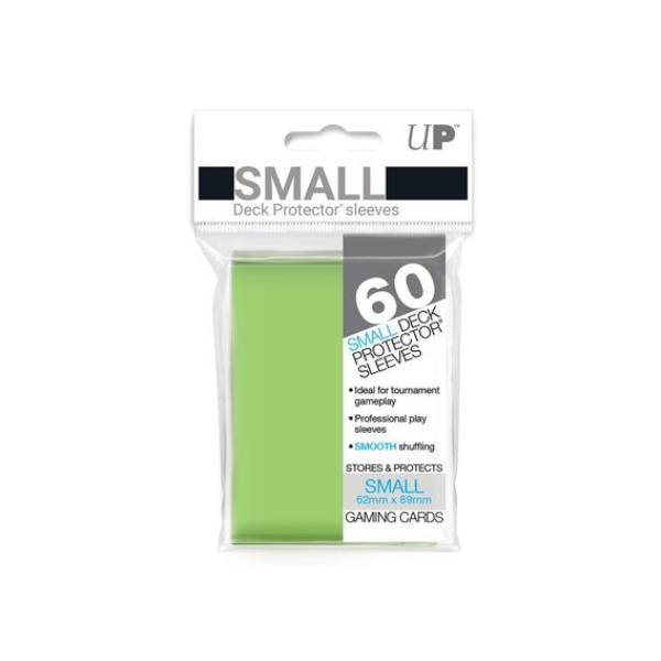 Ultra Pro Deck Protectors Solid Lime (60ct) - Small - Premium from Ultra Pro - Just $3.99! Shop now at Game Crave Tournament Store