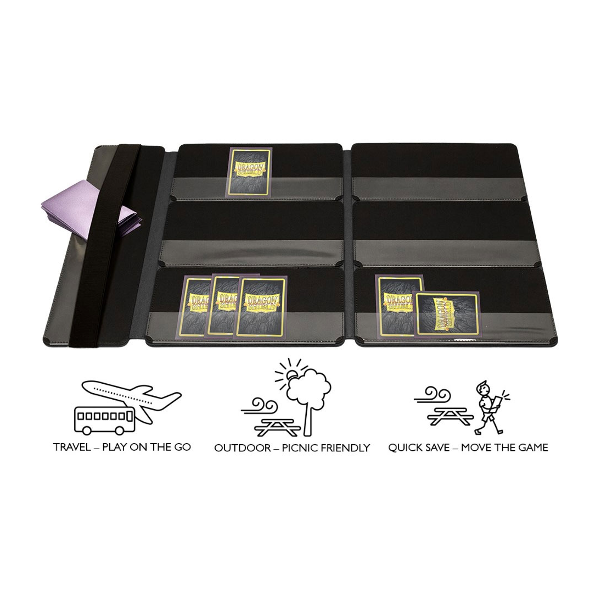 Dragon Shield Nomad Travel & Outdoor Playmat - Black - Premium Playmat from Arcane Tinmen - Just $54.99! Shop now at Game Crave Tournament Store