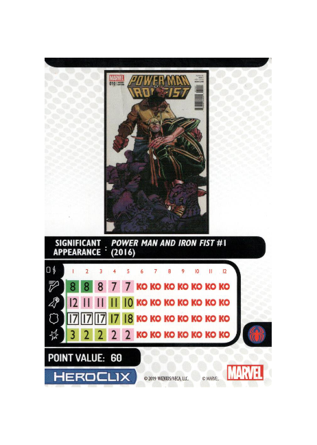 Iron Fist #M19-006 Marvel HeroClix Promos - Premium HCX Single from WizKids - Just $2.31! Shop now at Game Crave Tournament Store