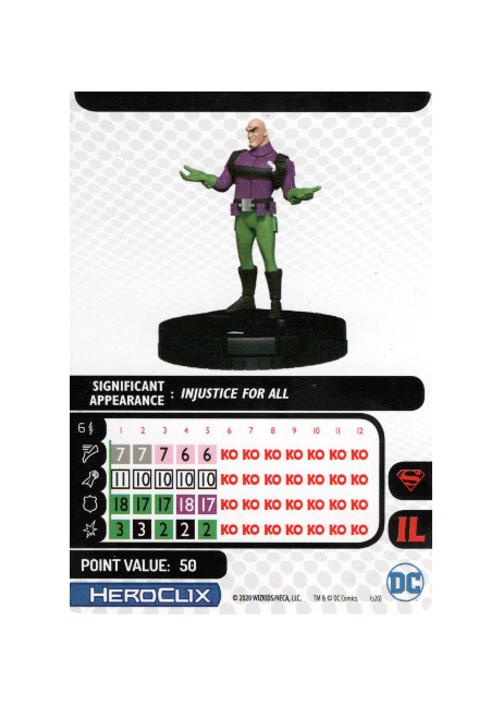 Lex Luthor #025 DC Justice League Unlimited Heroclix