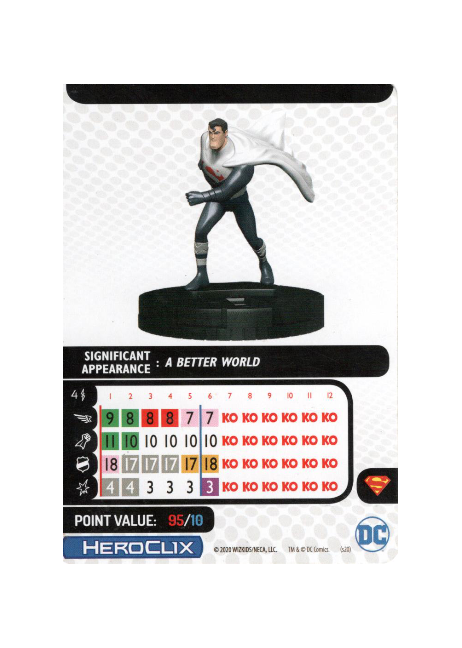 Superman #018 DC Justice League Unlimited Heroclix - Premium HCX Single from WizKids - Just $4.15! Shop now at Game Crave Tournament Store