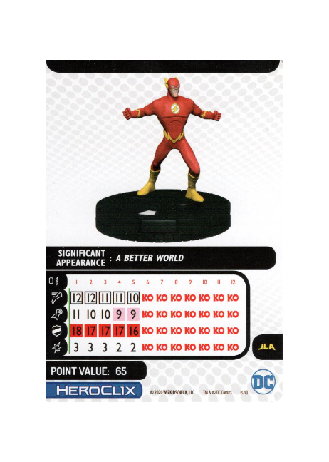 The Flash #020 DC Justice League Unlimited Heroclix - Premium HCX Single from WizKids - Just $2.88! Shop now at Game Crave Tournament Store
