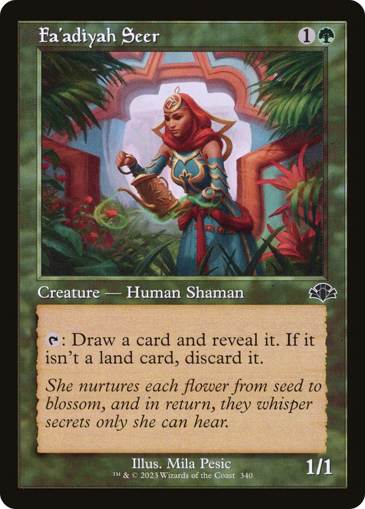 Fa'adiyah Seer (DMR-340) - Dominaria Remastered - Premium MTG Single from Wizards of the Coast - Just $0.08! Shop now at Game Crave Tournament Store