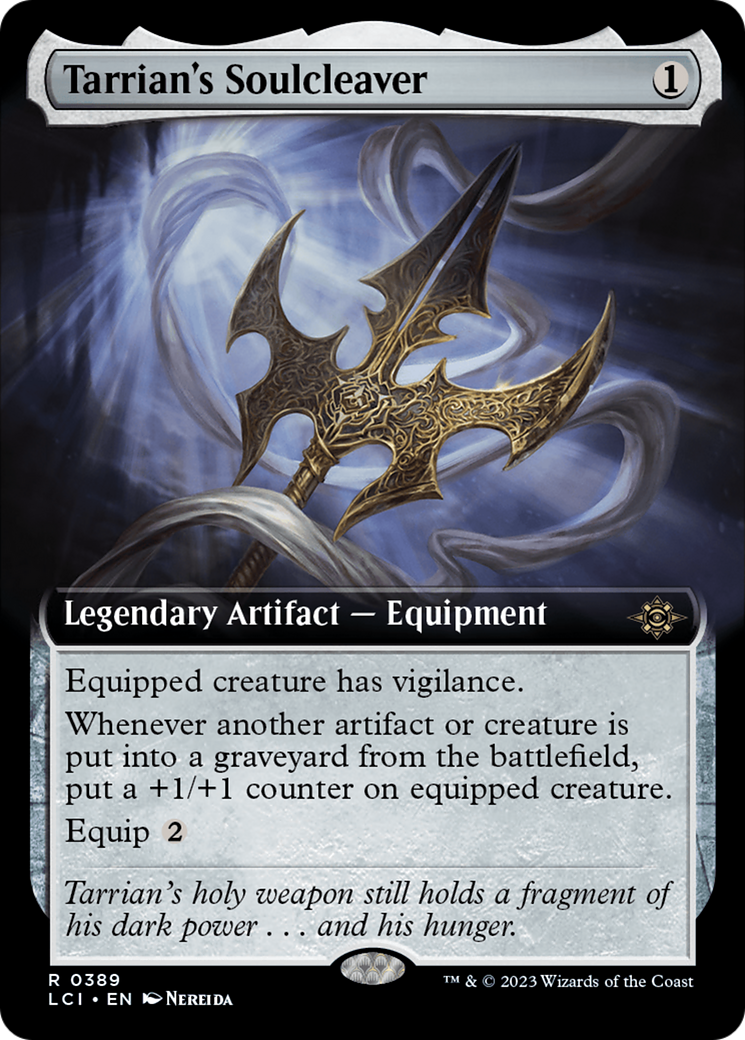 Tarrian's Soulcleaver (LCI-389) - The Lost Caverns of Ixalan: (Extended Art) Foil - Premium MTG Single from Wizards of the Coast - Just $0.75! Shop now at Game Crave Tournament Store