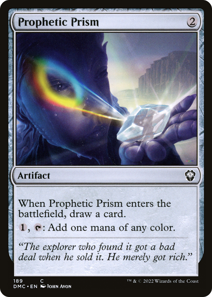Prophetic Prism (DMC-189) - Dominaria United Commander - Premium MTG Single from Wizards of the Coast - Just $0.08! Shop now at Game Crave Tournament Store