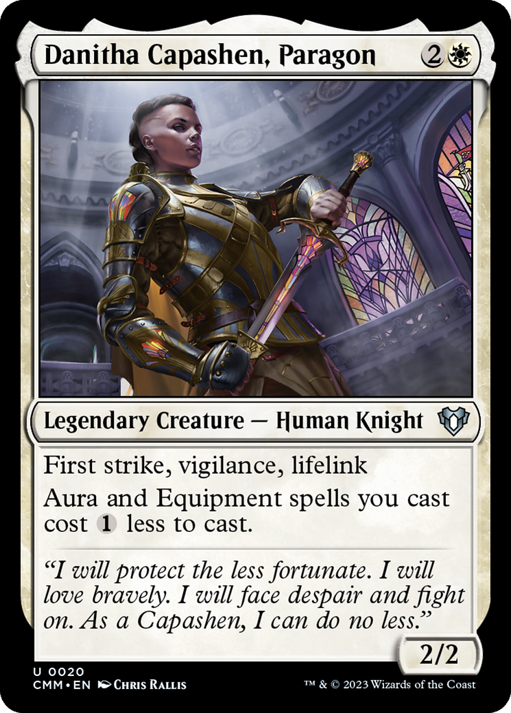 Danitha Capashen, Paragon (CMM-020) - Commander Masters Foil - Premium MTG Single from Wizards of the Coast - Just $0.12! Shop now at Game Crave Tournament Store