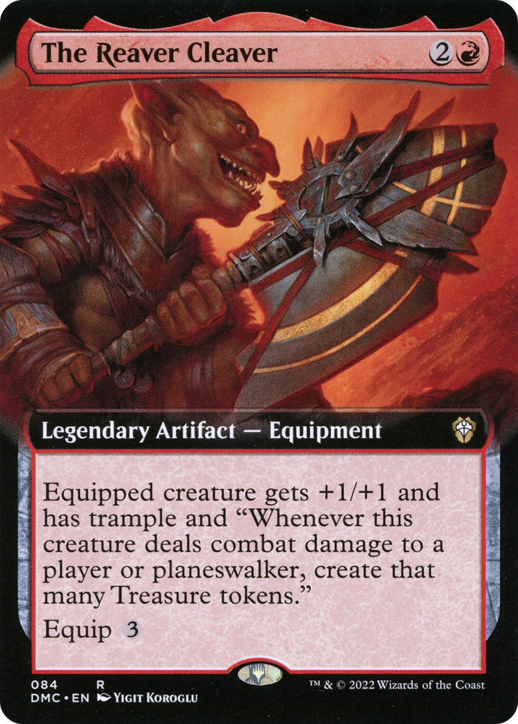 The Reaver Cleaver (DMC-084) - Dominaria United Commander: (Extended Art) - Premium MTG Single from Wizards of the Coast - Just $9.32! Shop now at Game Crave Tournament Store