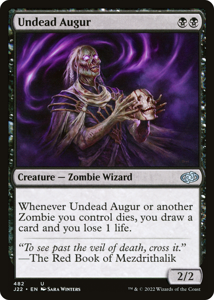 Undead Augur (J22-482) - Jumpstart 2022 - Premium MTG Single from Wizards of the Coast - Just $0.25! Shop now at Game Crave Tournament Store