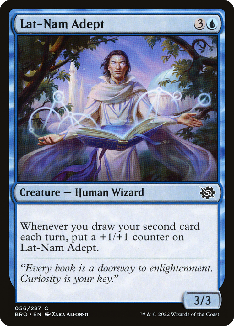 Lat-Nam Adept (BRO-056) - The Brothers' War - Premium MTG Single from Wizards of the Coast - Just $0.08! Shop now at Game Crave Tournament Store